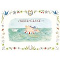 Veel Glück - de Waard postcard