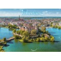 Schwerin - Luftaufnahme - Ansichtskarte