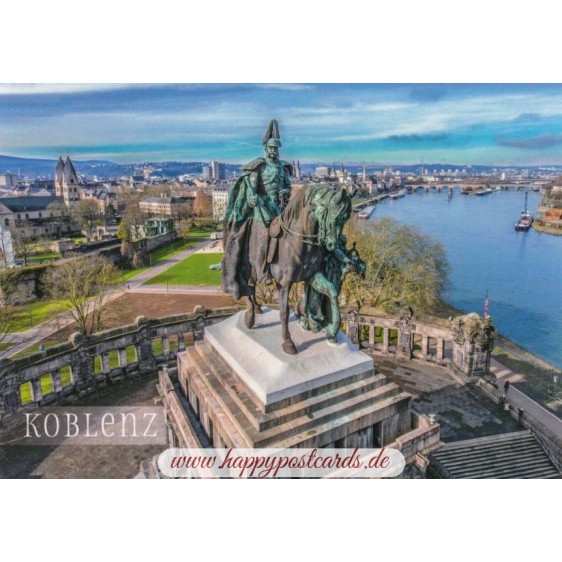 Koblenz - Kaiser-Wilhelms- Denkmal - Ansichtskarte