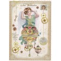Angel with Christmas bauble - Tausendschön - Postcard