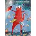 Happy Postcrossing - Raining Postcards - Postcard
