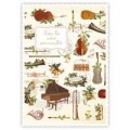 Frohes Fest - Instrumente - Quire Weihnachtskarte