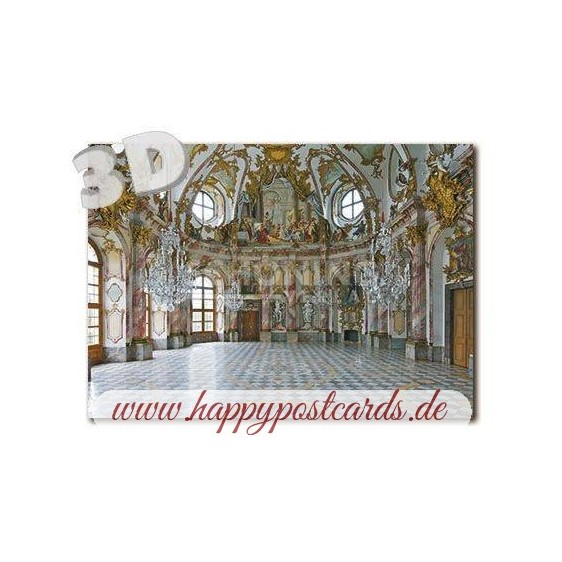 3D Würzburg - Residenz Kaisersaal - 3D Postcard