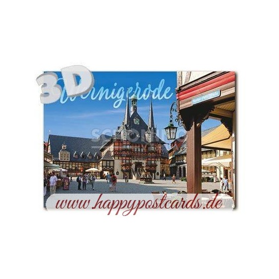 3D Wernigerode - 3D Postcard