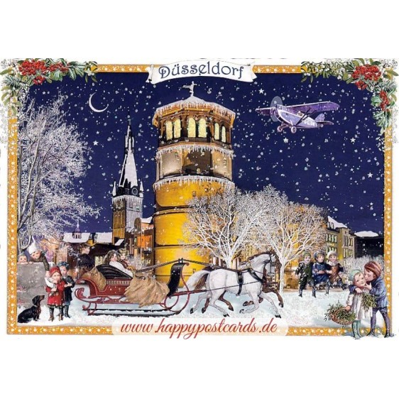 Düsseldorf - Weihnachten - Tausendschön - Weihnachtskarte