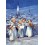 Five angels making music - Postcard