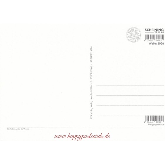 Skating - de Waard postcard