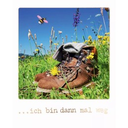 ... ich bin dann mal weg - Travel Memories Postcard