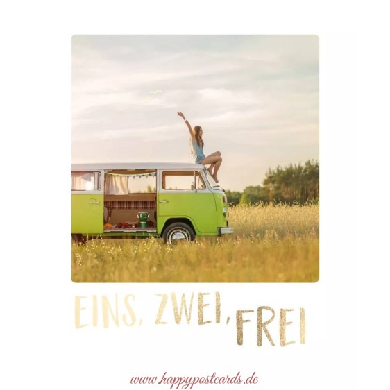 Eins, zwei, frei - Travel Memories Postcard