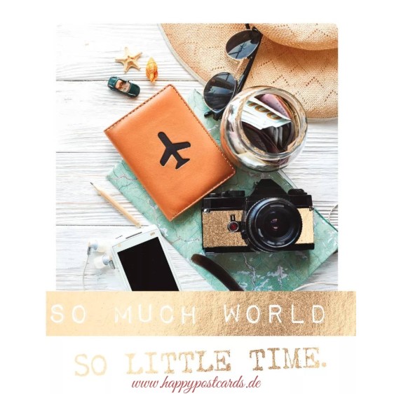 So much world - Travel Memories Postcard