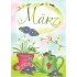 März - Spring Snowflake - Monthly Postcard