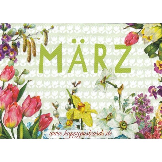 März - Carola Pabst - Monthly Postcard