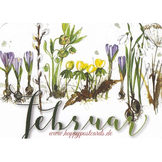 Februar - Kerstin Heß - Monats-Postkarte