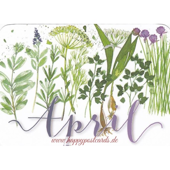 April - Kerstin Heß - Monthly Postcard