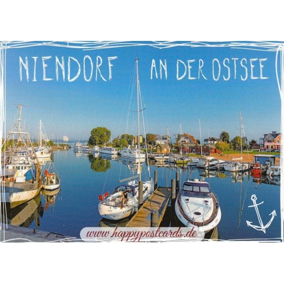 Niendorf at Baltic Sea - Viewcard