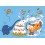 Birthday cake - Mouse  - Postcard