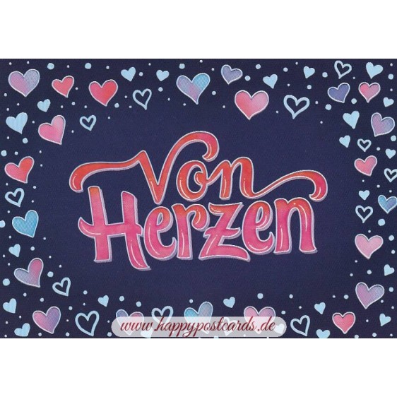Von Herzen - Postcard