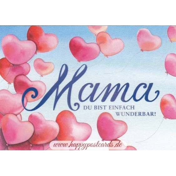 Wunderbare Mama - Postcard
