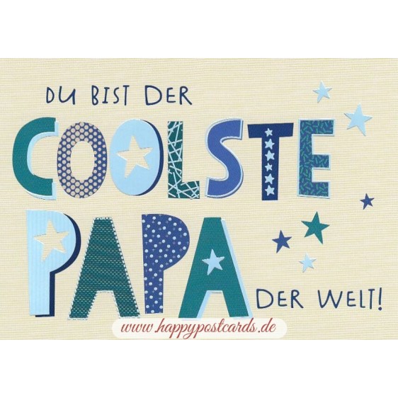 Coolster Papa - Postcard