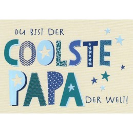 Coolster Papa - Postkarte