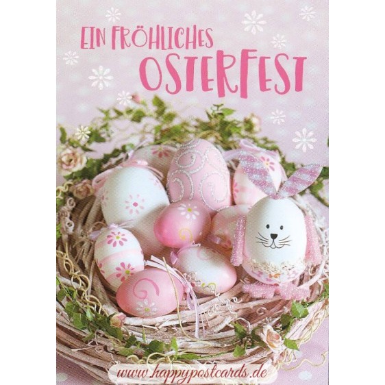 Ein fröhliches Osterfest - Osterpostkarte