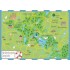 Mecklenburgische Seenplatte - Map - Postkarte