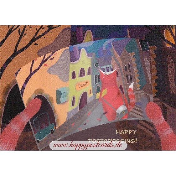 Happy Postcrossing Postcard - Postcard