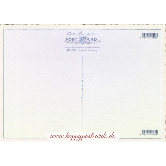 Ente - Tausendschön - Postkarte