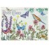 Meadow with Butterflies - Tausendschön - Postcard