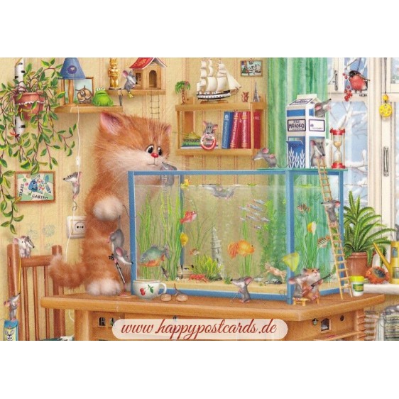 Beim Aquarium - Alexey Dolotov - Postkarte