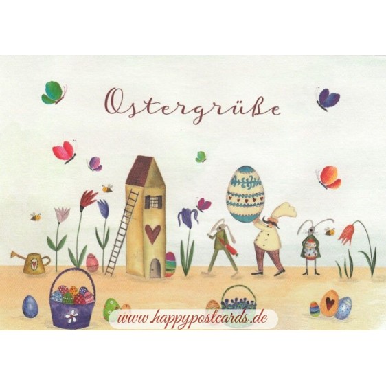 Ostergüße - Osterkarte