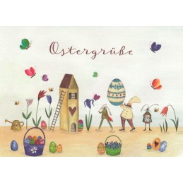 Ostergrüße - Easter - Postcard