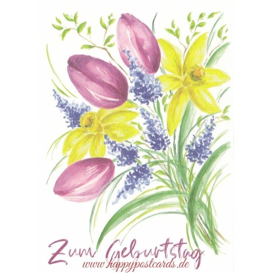 Zum Geburtstag - Postcard