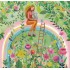 Woman with Cat on Rainbow - Mila Marquis Postcard