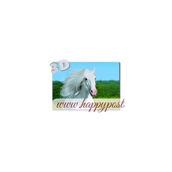 3D Horse - Postcard
