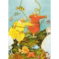74 - Old Ladies diving - Löök Postcard