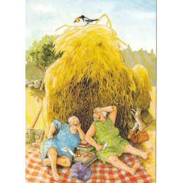 76 - Frauen bei der Ernte - Löök Postkarte