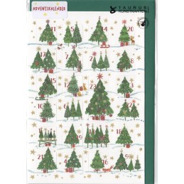 Weihnachtsbäume - Adventskalender