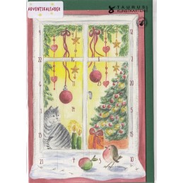 Cat at the window - Advent calendar