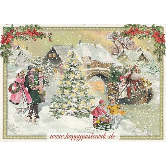 Winterscene - Tausendschön - Postcard