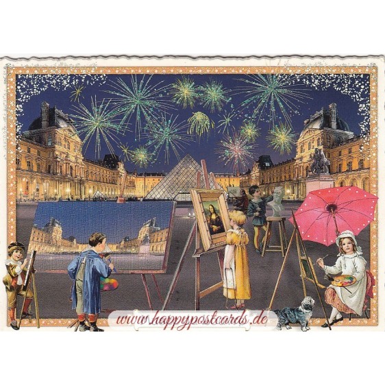 Paris - Musée du Louvre 2 - Tausendschön - Postcard