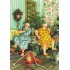 44 - Old Ladies having an argument - postcard