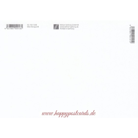 Frohes Fest - Haustüre - Mila Marquis Postkarte