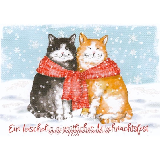 Ein kuscheliges Weihnachtsfest - Carola Pabst Postcard