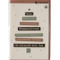 Frohe, besinnliche und festliche Weihnachtstage - Christmas card