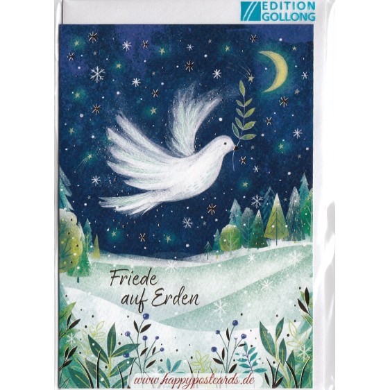 Friede - Dove - Christmas card