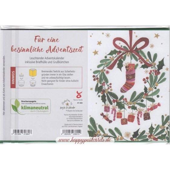 Wreaths - Luminous Advent calendar