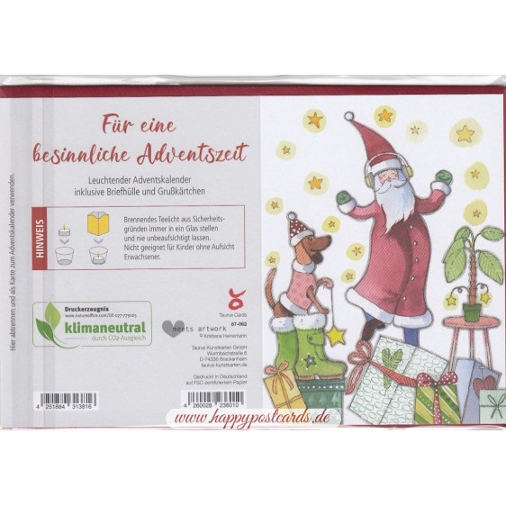 Weihnachtliches Wimmelbild - Leuchtender Adventskalender