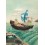 3 - Old Ladies in Boat - postcard