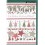 Frohes Weihnachtsfest - Bäume und Sterne - Weihnachtsgrußkarte